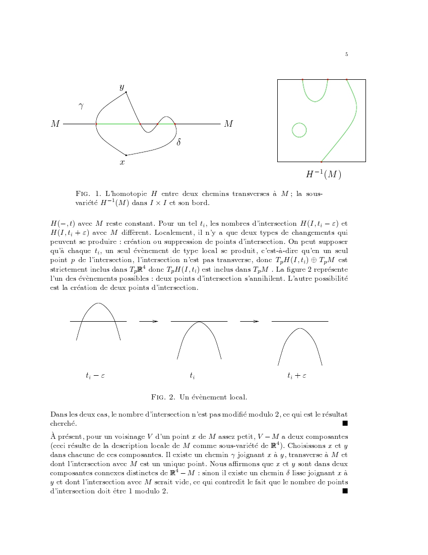 La page 5 du corrig� de l'examen
