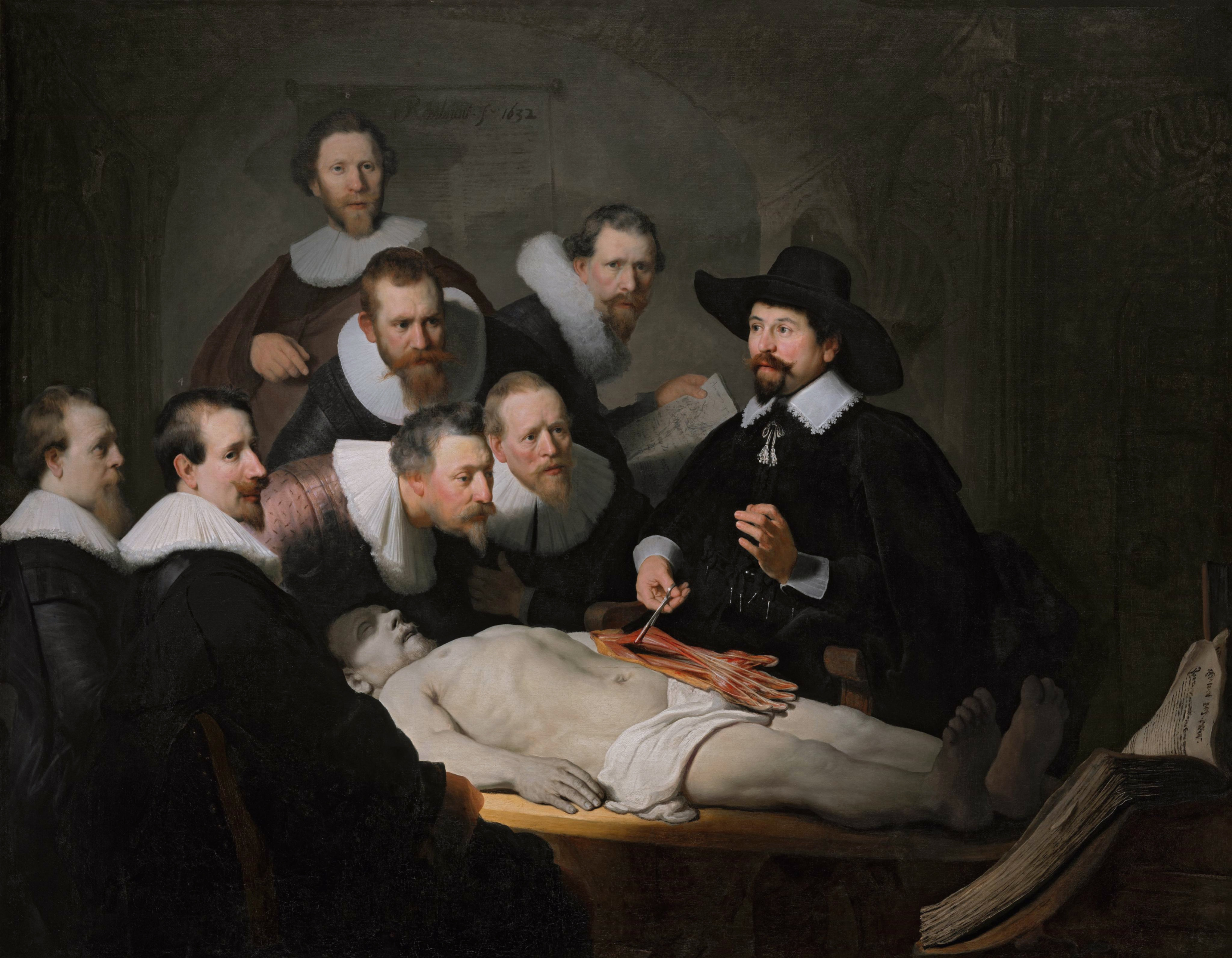 The anatomy lesson of doctor Tulp