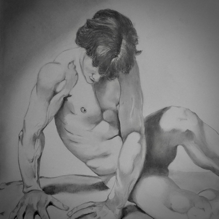 Angelo caduto, after Roberto Ferri
