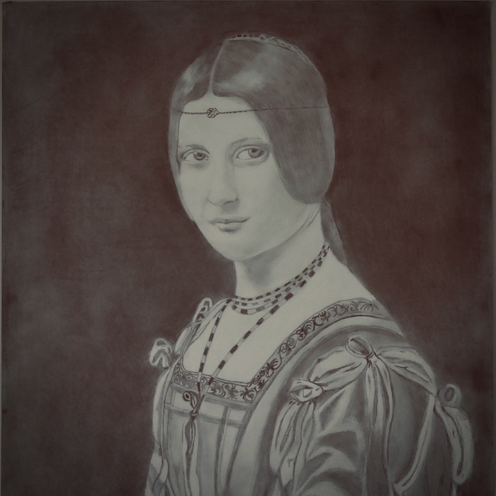 La belle ferronière, after Leonardo Da Vinci